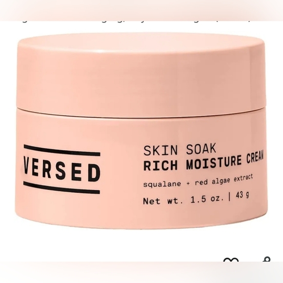 Versed Skin Soak Rich Moisture Face Cream 1.7fl oz BNIB - Picture 1 of 8